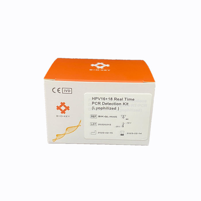 Multiplex Hpv Genotype 16 18 Real Time Fluorescent PCR Detection Kit Liofilizowany