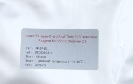 LyoDt® proszek suszony lodowo w czasie rzeczywistym reagent do wykrywania PCR dla Vibrio cholerae O1 - nie wymaga łańcucha zimnego i jednolity test jest wstępnie rozprowadzany